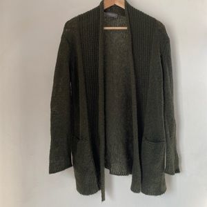 Wooden Ships Xs/S Knit Open Front Cardigan